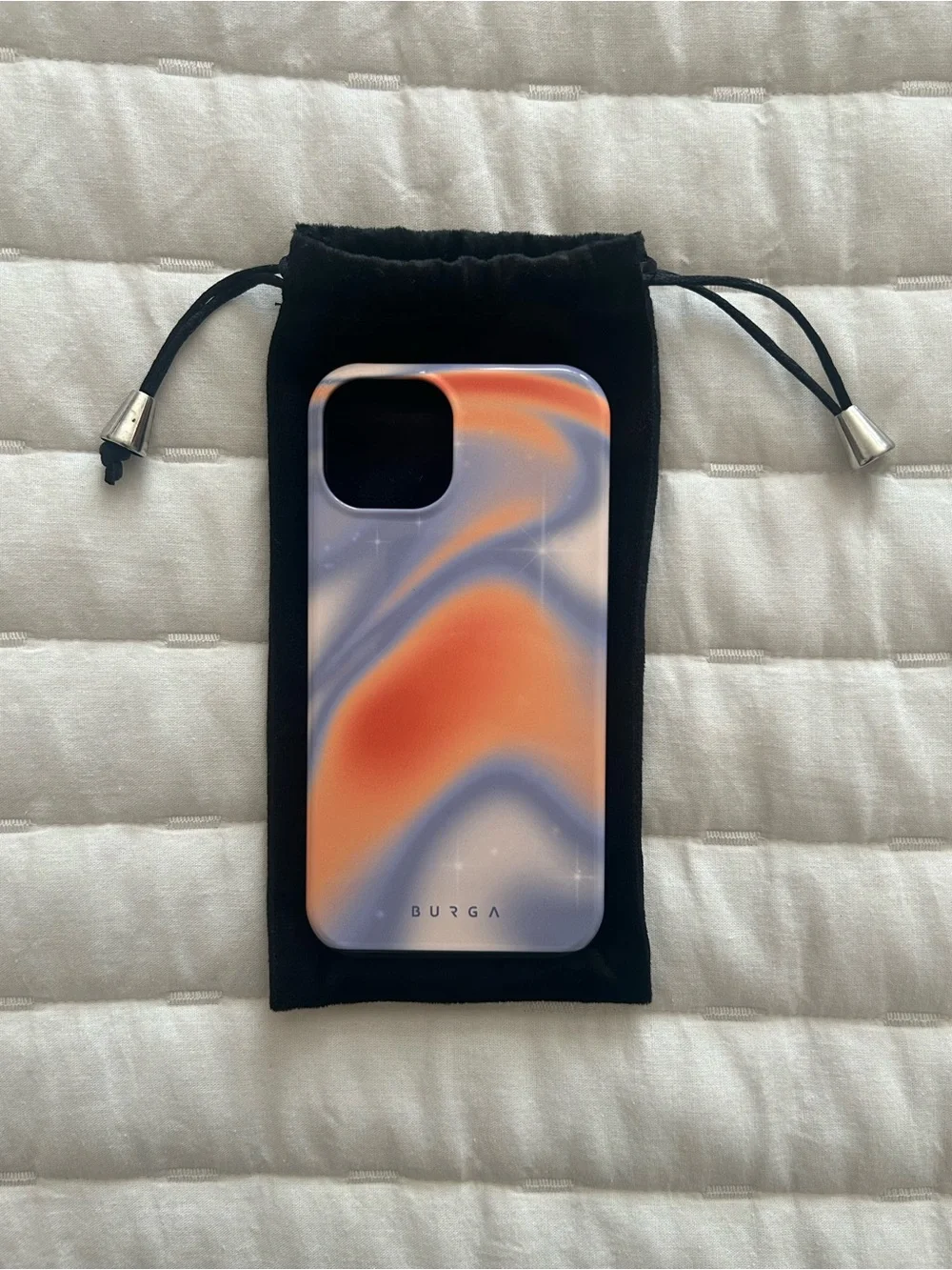 BURGA Orange & Blue Swirl iPhone 13/14 Case